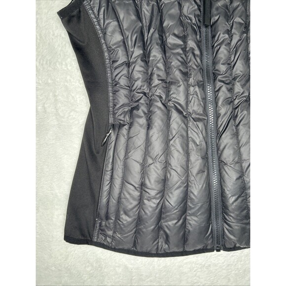 CALVIN KLEIN Performance Vest Womens Small Black Premium Down Zip Puffer Outdoor - Picture 3 of 14